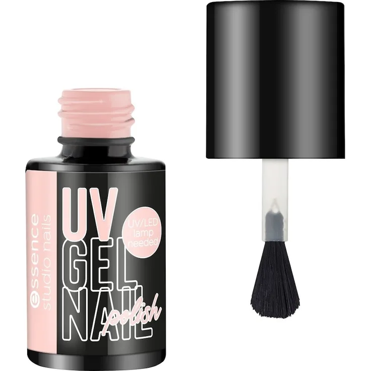 Essence UV Gel Nagellack 5 ml 22 - NUDE TO KNOW, hochglänzendes Gel-Finish mit intensiver Deckkraft