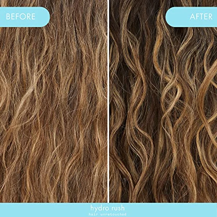 amika Hydro Rush Intense Moisture Leave-In Conditioner 200 ml | 3x mehr Feuchtigkeit für trockenes & strukturiertes Haar | mit Hyaluronsäure & Sanddorn | Anti-Frizz Formulierung – Bild 3
