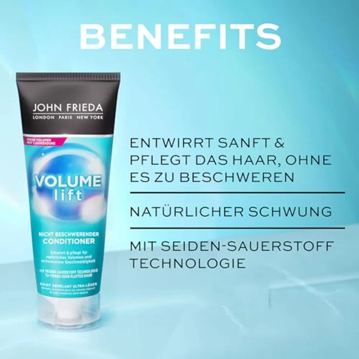 John Frieda Volume Lift Conditioner Spülung Nicht Beschwerend Für Feines Haar 250 ml – Bild 4