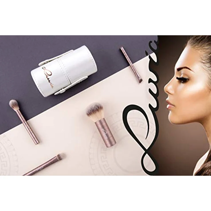 Luvia Cosmetics Kosmetikpinsel-Set Mini Prime Vegan, 4 tlg., in Reisegröße Make-up Accessoires Set, Dekorative Kosmetik Make-up Accessoires – Bild 9
