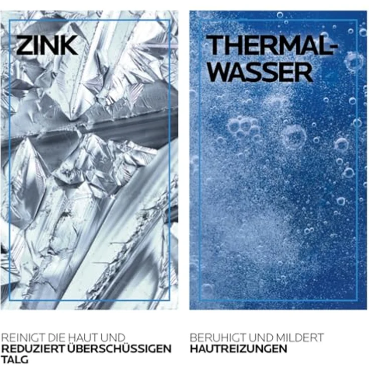 La Roche-Posay Effaclar Nachfüllpack, 400 ml - Schäumendes Reinigungsgel für zu Akne neigende, ölige Haut, mit Zink und Phylobioma, beruhigt und befreit von überschüssigem Talg, ohne Alkohole – Bild 3