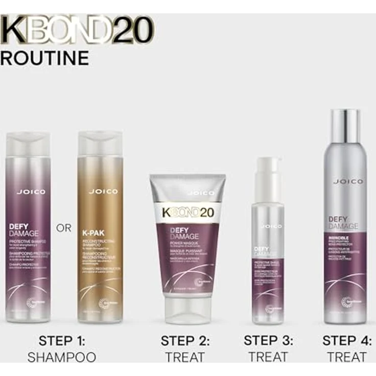 JOICO DEFY DAMAGE KBond20 Power Masque, Intensiv kräftigende Haarmaske für geschädigtes Haar, 150 ml – Bild 7