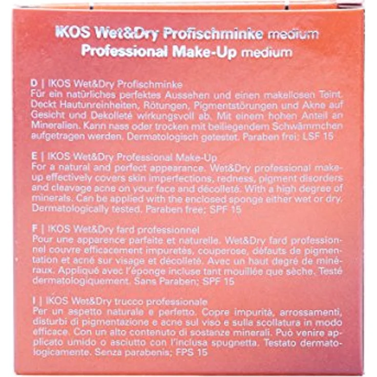 Ikos Wet&Dry Make-up Profischminke medium 12,5 g – Bild 4