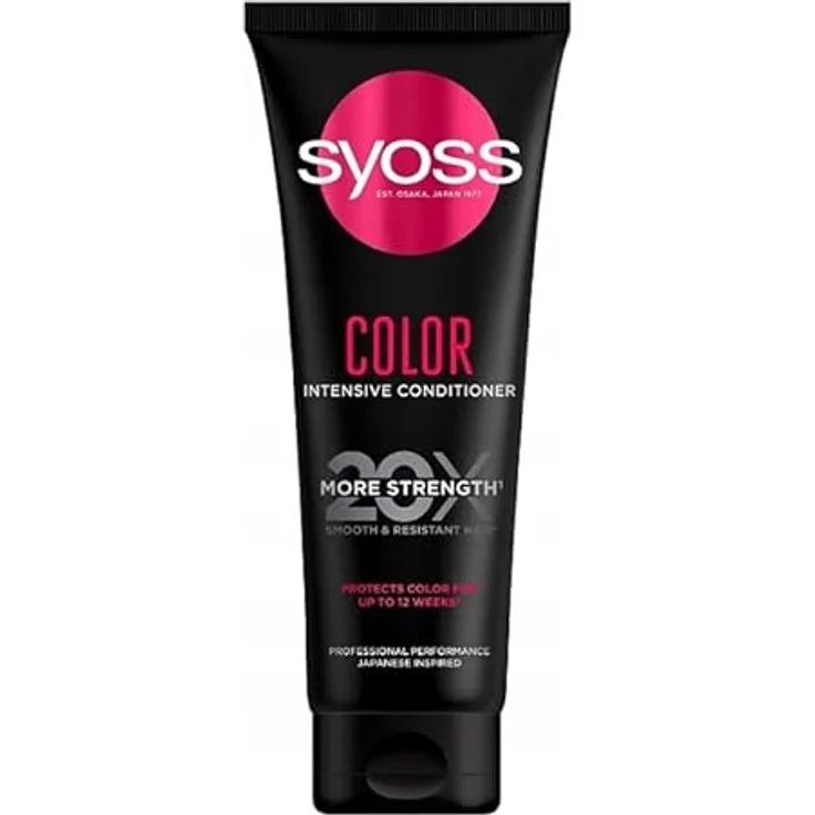Syoss Color Intensive Conditioner für gefärbtes und gebleichtes Haar 250ml, Schutz bis zu 12 Wochen, Japan-Inspiration, 20x stärker, reichhaltige Formel - Syoss Intensiv-Konditionierer für Gefärbtes Haar 250 – Bild 1