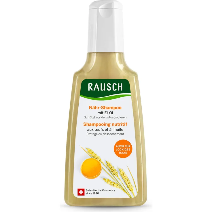Rausch Nähr-Shampoo mit Ei-Öl, 200 ml - Reichhaltige Pflege für gesundes Haar