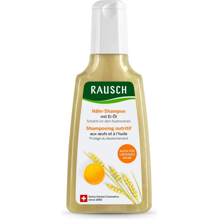Rausch Nähr-Shampoo mit Ei-Öl, 200 ml - Reichhaltige Pflege für gesundes Haar
