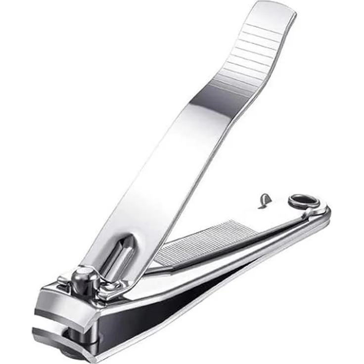 MHEALTH 3in1 Edelstahl Nagelzange Groß Nagelfeile Nagelhautschieber Nagelschneider Nagelzwicker Maniküre Pediküre für dicke & dünne Nägel 80mm