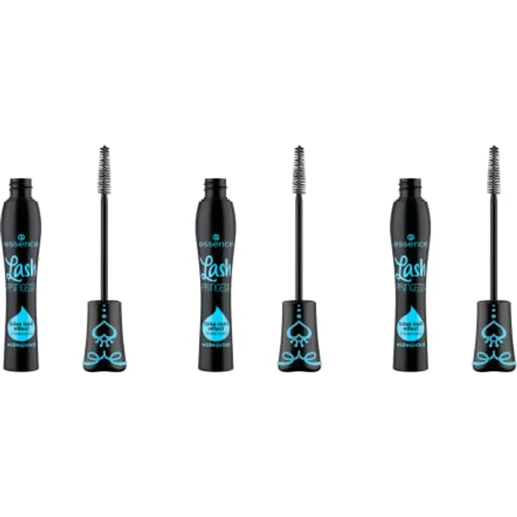 Essence Lash Princess Waterproof Mascara 3x12 ml Black – Bild 1