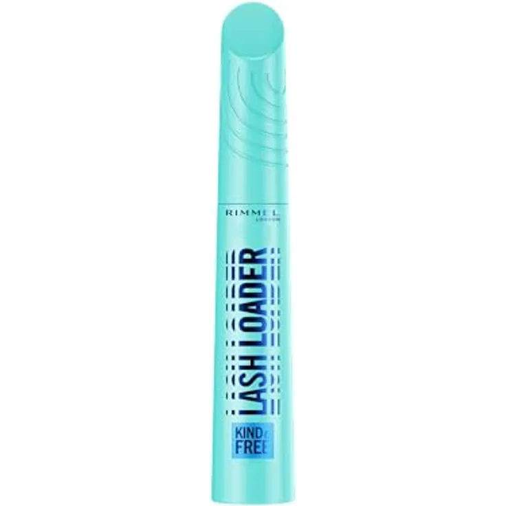 Rimmel London Kind & Free Lash Loader Mascara, Azure Blue, volumengebende, wischfeste, vegane Formel, 9,5 ml