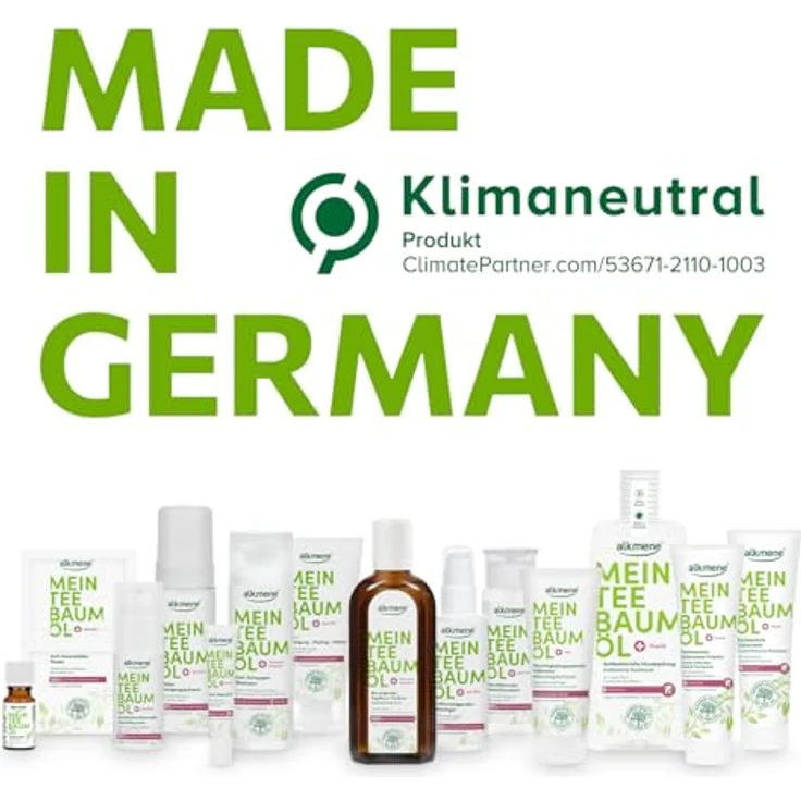 Alkmene Teebaumöl Maske gegen Pickel, Mitesser & Unreinheiten 75 ml - 100% bestätigen Pickel Reduktion - Gesichtsmaske Männer & Frauen, Mitesser Maske Männer, vegan – Bild 5