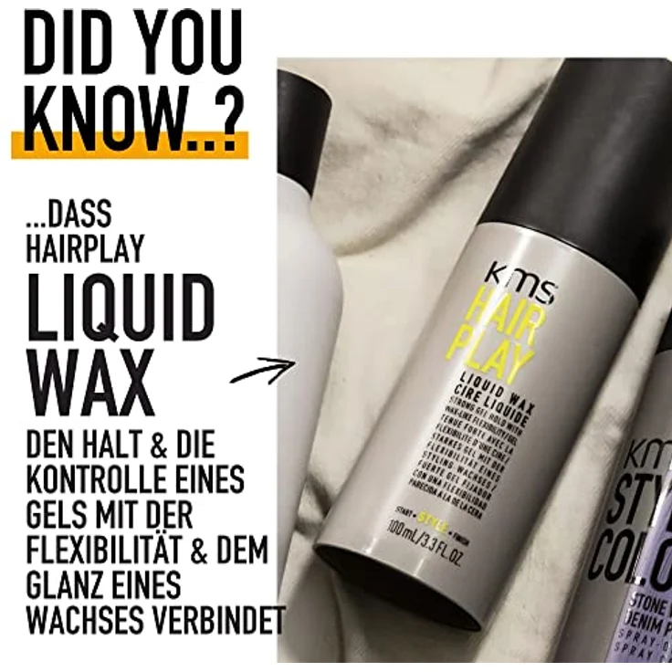 KMS Hair Play Liquid Wax 100 ml – Bild 7