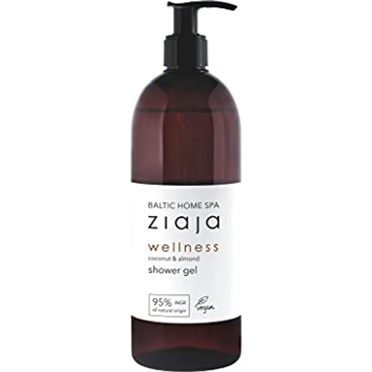 Ziaja Baltic Home Spa Wellness Gel De Ducha De Almendra Y Coco 500 Ml, Nachhaltige Formel, mild mit entspannendem Duft