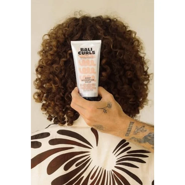Bali Curls BALI CURLS Deep Repair Mask – Vegane Haarmaske mit Sheabutter, Kokosöl & Avocadoöl – Tiefenpflege für Locken & trockenes Haar mit Ylang-Ylang-Extrakt – 200 ml – Bild 5
