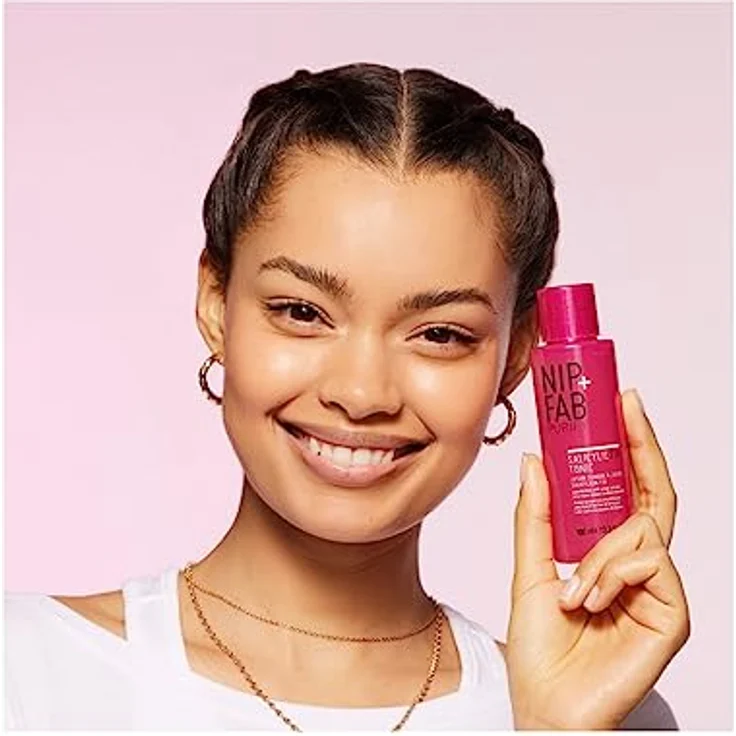 Nip + Fab Salicylsäure Fix Tonic für Gesicht mit Hamamelis, Lotusblüten-Extrakt, BHA-Toner für Ausbrüche, Poren minimieren, Ölkontrolle, 98 ml – Bild 4