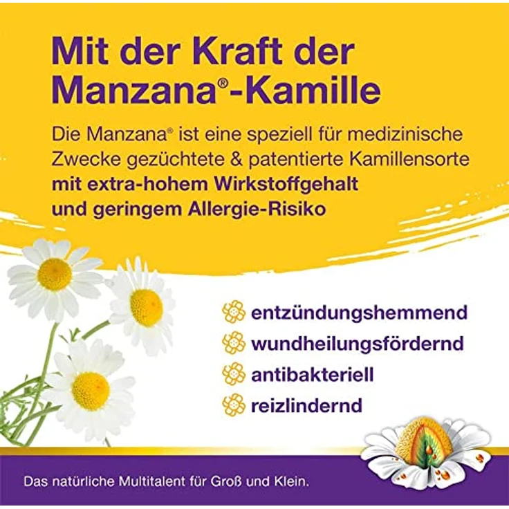Kamillosan Wund- und Heilbad, 250ml, beruhigende Badezusätze für die Hautpflege – Bild 3
