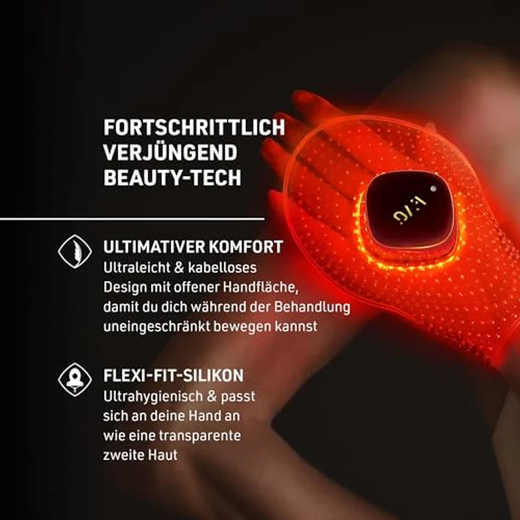 FOREO FAQ™ 221 LED-Maske für Hände gegen Hautalterung, USB-aufladbar, verbessert Hautbeschaffenheit, stärkt Hautbarriere – Bild 2