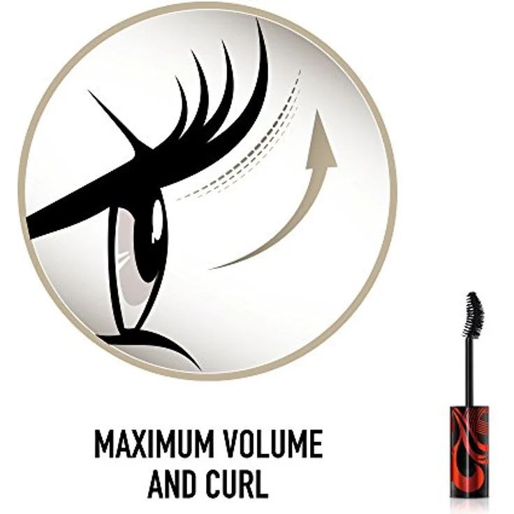 Max Factor 2000 Calorie Wimperntusche Curl Addict Schwarz 9 ml – Bild 4