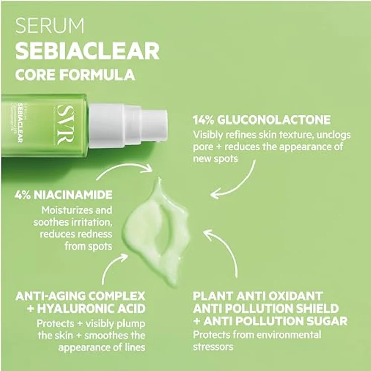 Svr sebiaclear corrector 30 ml mit pflegender Wirkung für alle Hauttypen – Bild 4