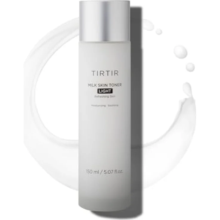 TIRTIR Milk Skin Toner Light, Feuchtigkeitstonikum für unreine Haut, 150 ml – Reinigt, tonisiert und beruhigt – Bild 1