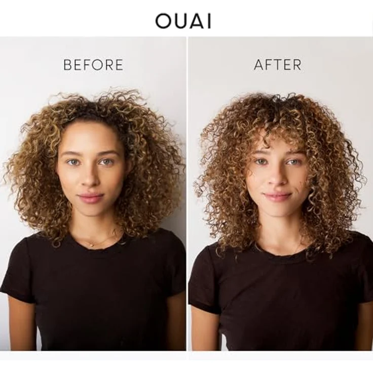 OUAI Curl Crème, Lockencreme mit Chia- & Leinsamenöl, silikonfrei, 236ml – Definiert & hydratisiert Locken, bändigt Frizz & schützt vor Luftfeuchtigkeit – Bild 3