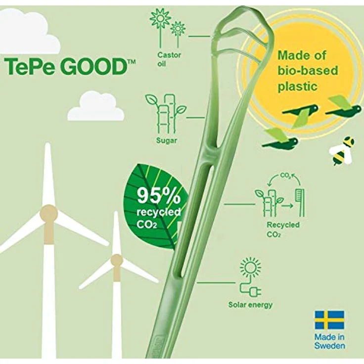 TePe GOOD Tongue Cleaner Blister 1 St., für rundum gesunde Zähne – Bild 4