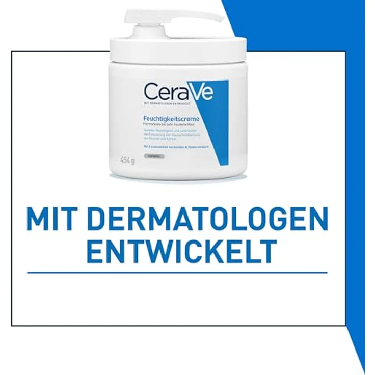 CeraVe Feuchtigkeitscreme Mit Pumpspender Bodylotion 454 g – Bild 4