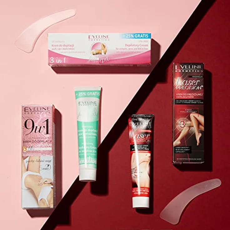 Eveline Cosmetics Ultra-Sanfte Haarentfernungscreme mit Baumwollsamenöl, 9-in-1 für empfindliche Haut, langanhaltende Glätte, 125 ml – Bild 3