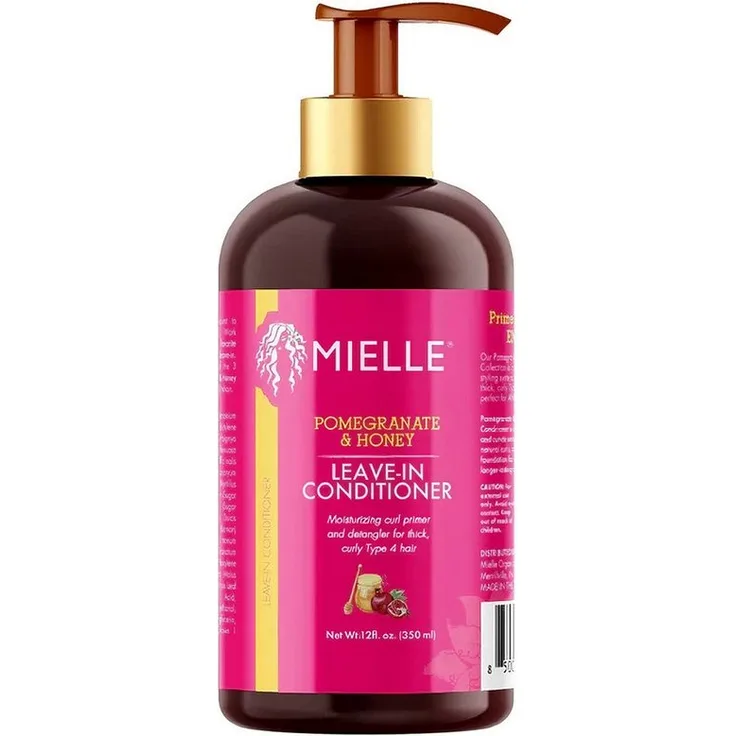 Mielle Pomegranate & Honey Leave-In Conditioner, 355ml, feuchtigkeitsspendend für dickes, lockiges Haar