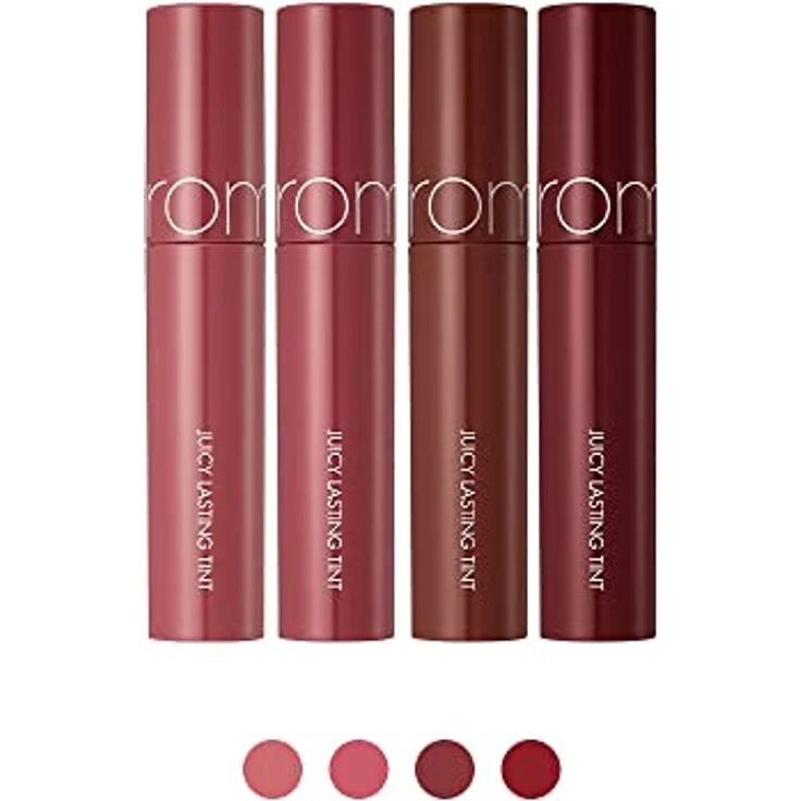 rom&nd Juicy Lasting Lipgloss #19 Almond Rose, hochpigmentiert, 5,5 g, feuchtigkeitsspendend und langanhaltend – Bild 4
