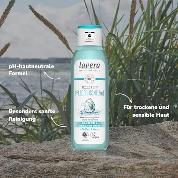 Lavera Basis sensitiv Hydro Feeling Duschgel 200 ml – Bild 3