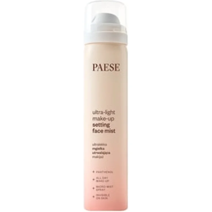 Paese Cosmetics Ultra-Light Make-Up Setting Mist Fixing Spray, verlängert die Haltbarkeit von Make-up für ein natürliches Finish