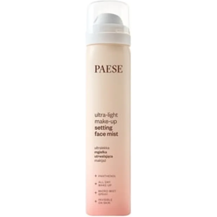 Paese Cosmetics Ultra-Light Make-Up Setting Mist Fixing Spray, verlängert die Haltbarkeit von Make-up für ein natürliches Finish