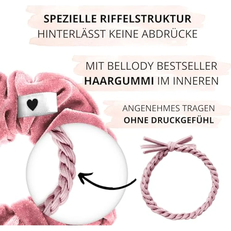 Bellody Original Scrunchie Mellow Rose – Bild 6
