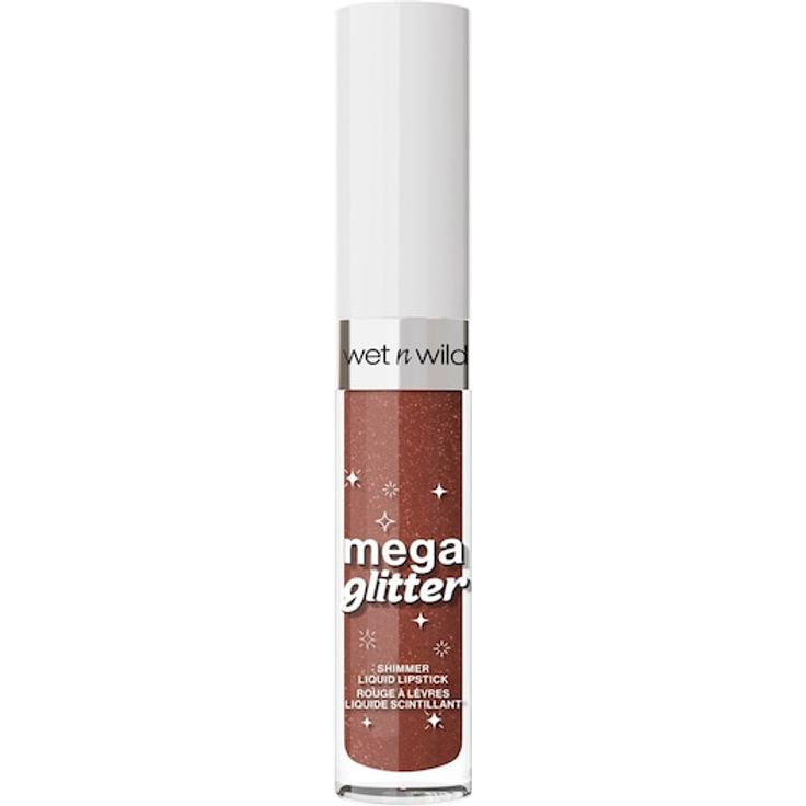 wet n wild Megaglitter Shimmer Liquid Lipstick, veganer Lippenstift mit schimmerndem Finish, 2,8 ml