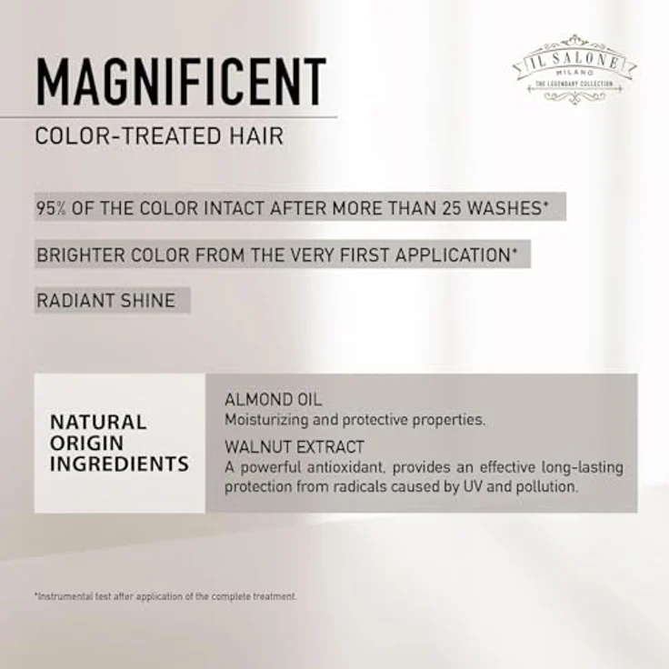 Alfaparf Milano Il Salone Milano Magnificent, Leave-in Conditioner für gefärbtes Haar, 200 ml - intensiv nährend und feuchtigkeitsspendend, schützt die Haarfarbe – Bild 3