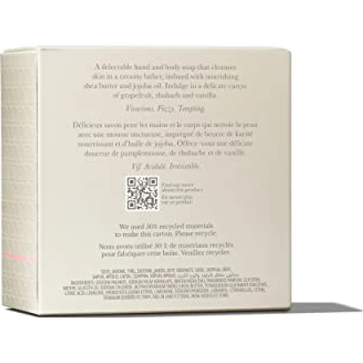 Molton Brown Delicious Rhubarb & Rose Parfümierte Seife 150 g, blumig-fruchtiger Duft, feuchtigkeitsspendend – Bild 5