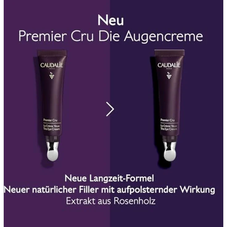 Caudalie Premier Cru Augencreme, 15 ml - Hochwertige Augenpflege mit Massage-Applikator, Dunkelviolett – Bild 10