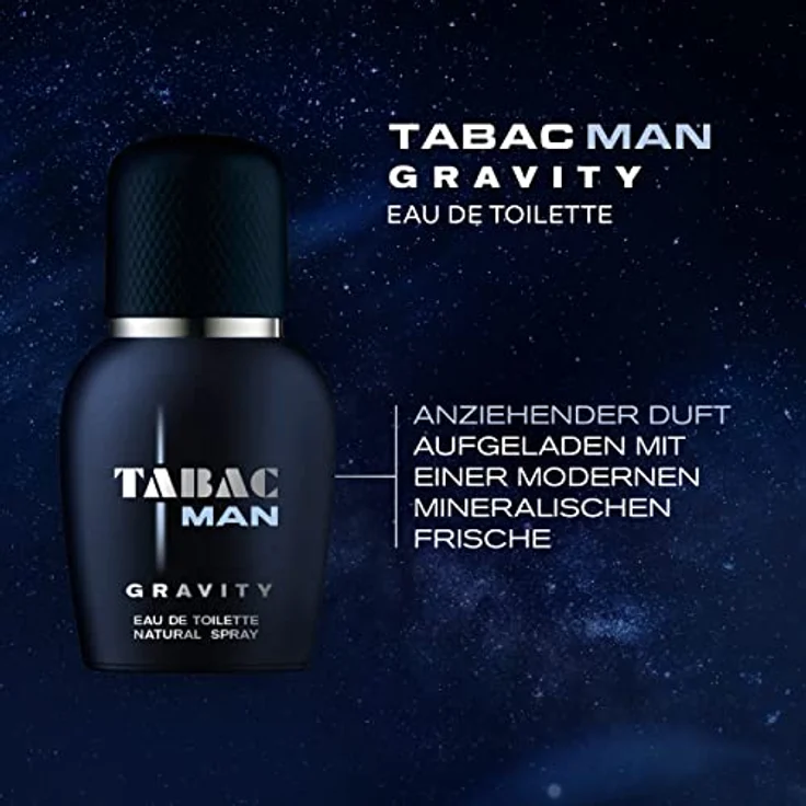 Tabac® Man Gravity - Eau de Toilette 30 ml Natural Spray Vaporisateur I markant, männlich, unverwechselbar - moderner Männerduft für den Mann von heute – Bild 2