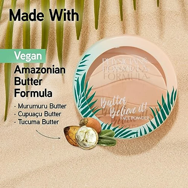 Physicians Formula Butter Believe It! Pressed Powder, Kompaktpuder für empfindliche Haut, 11 g, Farbnuance Creamy Natural – Bild 3