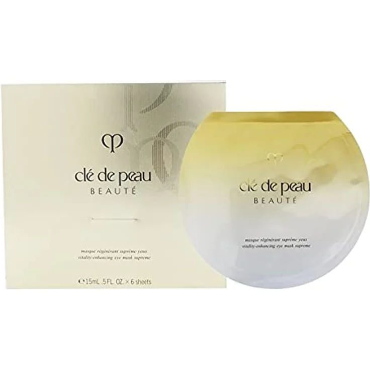 Clé de Peau Beauté Vitality-Enhancing Eye Mask Supreme, Tuchmasken zur Minderung von Dunklen Augenringen, 90 ml – Bild 2