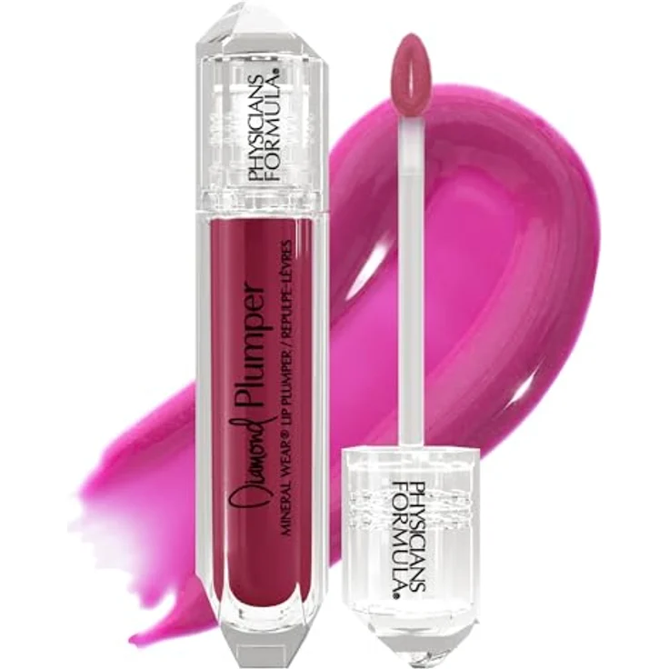 Physicians Formula Mineral Wear Diamond Plumper Lip Plumper, 5 ml, Brilliant Berry - Diamant-Gloss mit feuchtigkeitsspendender Formel – Bild 1