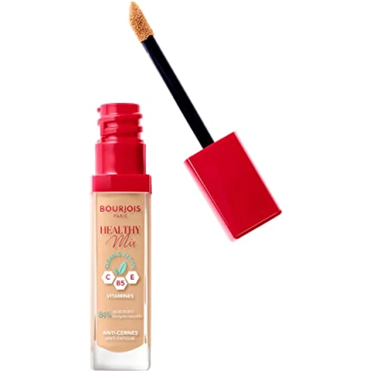 Bourjois Healthy Mix Clean Puder, 03 Rose Beige, 11g - Mattierendes Puder mit Vitaminen C, E und B5 – Bild 1
