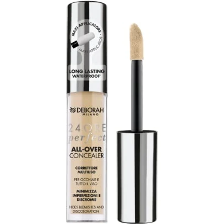 Deborah Milano 24 Ore Perfect Flüssig-Korrektor für volle Abdeckung, 2.1 Light, mit wasserfester Formel und Langzeiteffekt, 5.5 g – Bild 1