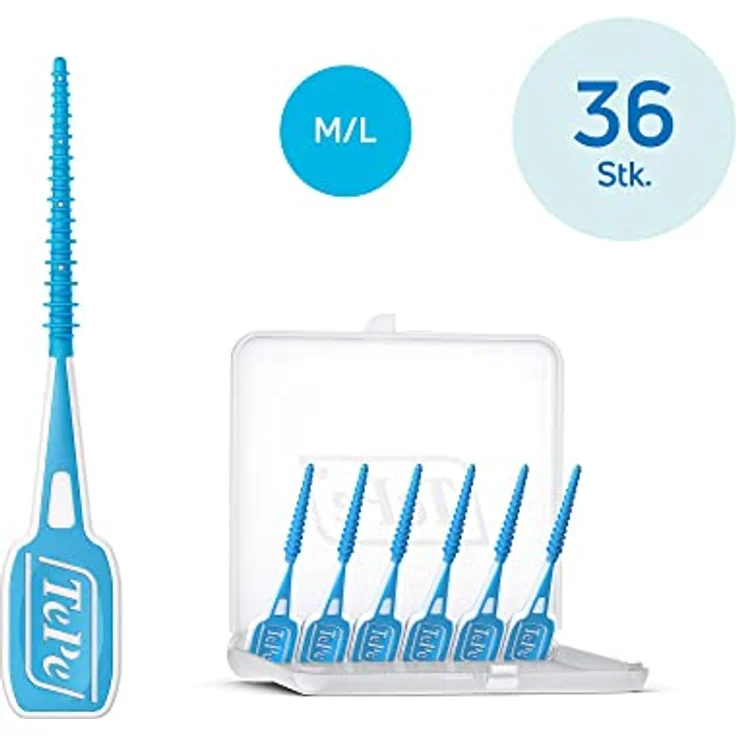 TePe EasyPick M/L türkis 36 St., für rundum gesunde Zähne – Bild 2