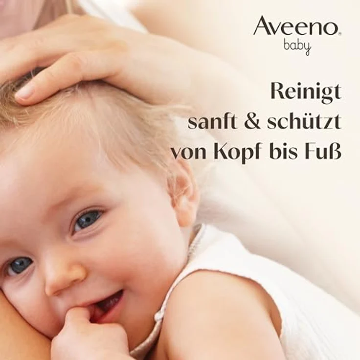Aveeno Baby Daily Care, 2-in-1 Reinigungsgel für Haut und Haar, sanfte Pflege für empfindliche Kinderhaut, 250 ml – Bild 2