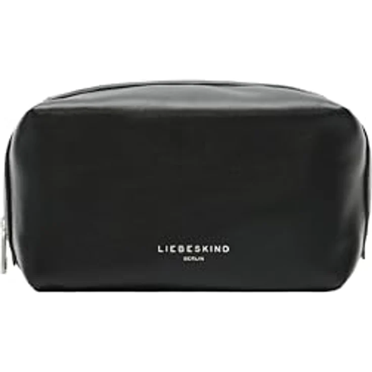 Liebeskind Sky II Kulturbeutel, 18 cm x 11 cm x 11 cm, 100% Leder, schwarz – Bild 1