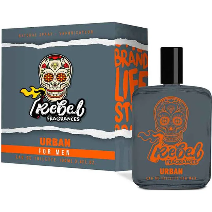 Rebel Urban Man Eau De Toilette, 100ml mit zitrischen und würzigen Noten für Männer