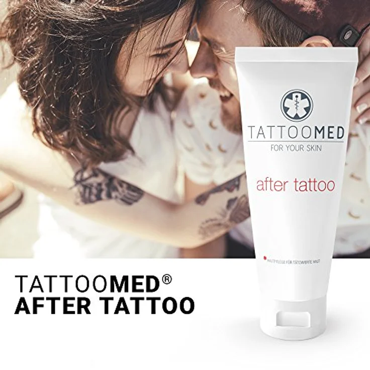 TattooMed Tattoo-Pflege für tätowierte Haut - After Tattoo - 25ml Medizinische Tattoo Crème - Unparfümiert – Bild 2