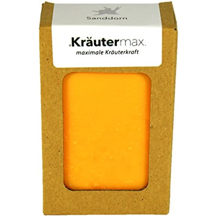 Sanddorn Seife 100% Natur mit Sanddornöl und Sanddornduft Naturkosmetik 1 x 100 g – Bild 1