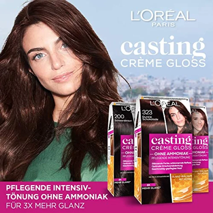 L'Oreal Paris Casting Creme gloss glanz-Reflex-Intensivtönung 323 In Dunkle Schokolade – Bild 2